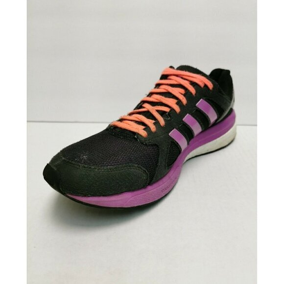 Adidas Adizero Black / Purple Women's Tempo 7 Boost Running Shoes Size 10 M(B) - Picture 2 of 7